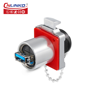 Fabriksprijs M24 Metalen <span class=keywords><strong>USB</strong></span> 3.0-connector IP67 Waterdicht Zinklegering Industrieel Gebruik - Product Image 5