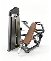 Machine de presse à épaules commerciale en acier avec système de charge par broche pour la musculation en salle de sport