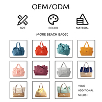 Strandtasche aus Frottee mit individuellem Logo, große Kapazität, saugfähige Handtuch-Schultertasche für Damen, Sommer, Pool, Reisen