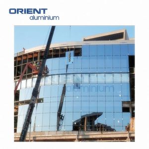 Skyscrape không thấm nước khung nhôm cấu trúc tường Rèm Kính chi phí cho mỗi Mét Vuông Tường Rèm Kính - Product Image 6