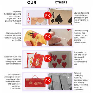 Kulüp İç<span class=keywords><strong>in</strong></span> Yaratıcı, Çevre Dostu, Dayanıklı, Özel Tasarım, Yüksek Kaliteli PVC Plastik Oyun Kağıtları - Product Image 4