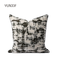 À la mode Simple flocon de neige velours décoratif taie d'oreiller doux pour la peau confortable pour la maison voiture décoration Portable antistatique