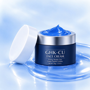 Crème pour le visage OEM GHK Cu Tripeptide de cuivre 1, hyaluronate de sodium, anti-rides, raffermissante, hydratante - Product Image 1