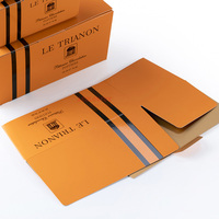 Boîte en papier pliante à chocolat de qualité alimentaire, emballage de chocolat personnalisé, boîtes vides avec Logo