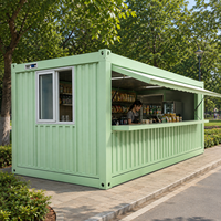 Kiosque pliable en forme de Z, stand de vente de snacks portable, conteneur modulaire, boutique de vente rapide, stand de café, stand de vente de jus