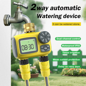 YZD02-T 2 <span class=keywords><strong>Outlet</strong></span> Thông Minh Kỹ thuật số nước hẹn giờ Vườn Thời Gian thủy lợi tự động tưới nước không thấm nước thiết bị Tưới nước điều khiển - Product Image 4