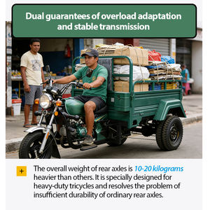 Super Puissance Livraison De Nourriture Chantier De Construction <span class=keywords><strong>Ville</strong></span> Transport Domicile-travail Cargaison Passager Tricycle - Product Image 4