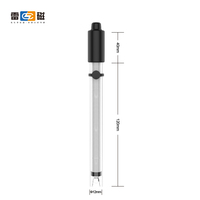 Électrode composite en verre BNC, 0 à 14 ph e201, pour laboratoire