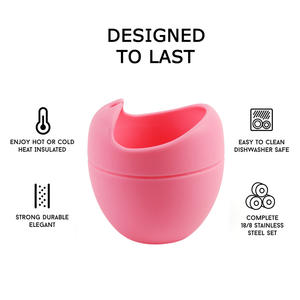 Tazza per Yerba Mate in Silicone Alimentare da 180ml con Bombilla, Stile Tradizionale <span class=keywords><strong>Argentino</strong></span>, per Adulti e Campeggio, Novità 2026 - Product Image 4