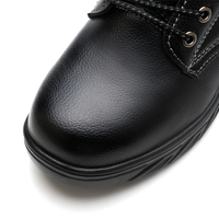 Chaussures de sécurité basses ZL500 pour hommes, en cuir, avec semelle extérieure en caoutchouc, embout en acier, anti-perforation, pour l'industrie, prix usine