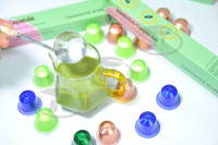 Cápsulas de Té Matcha Puro, Cápsulas Vertuo y Cápsulas de Café, Té Instantáneo en Polvo en Envase de Botella, Cápsula de Té Verde Matcha