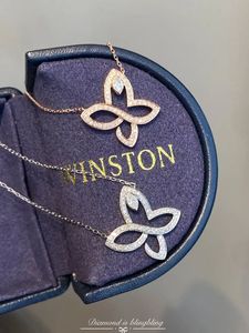 สร้อยคอเพชรแท้ 0.28 กะรัต รูปผีเสื้อตาแมว ทอง 18K จาก Xinfly Fashion เครื่องประดับนำโชค ระยิบระยับ เหมาะสำหรับเป็นของขวัญ - Product Image 4