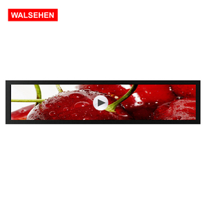 실내 응용 프로그램 스트레치 바 LCD 화면 선반 가장자리 디스플레이 헤더 화면 - Product Image 5