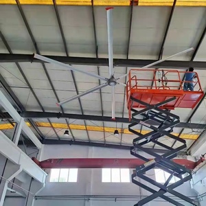 Ventilador de Techo Industrial de Imán Permanente, Grande y Sólido, de 10 pies, 16 pies, 20 pies y 24 pies, Proveedor Chino - Product Image 3