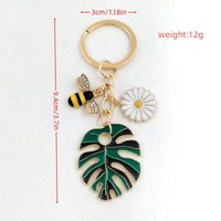 Mignon émail métal cristal diamant strass insecte abeille coccinelle sac breloque porte-clés pendentif sac à main bijoux porte-clés accessoires