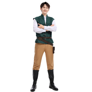 Costume de cosplay Halloween Magic Encounter ; <span class=keywords><strong>Princesse</strong></span> aux cheveux longs, <span class=keywords><strong>Prince</strong></span> Rampion de la forêt, <span class=keywords><strong>Prince</strong></span> Flynn Rider - Product Image 5