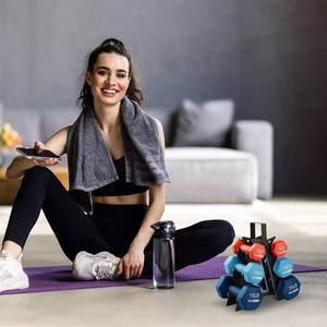 Dumbbell עובד 3 קטן שכבה קטנה קומפקטית-מסגרת יד משקולת משקל אחסון פעמונים עבור פעילות גופנית כושר כושר גופני - Product Image 3