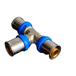 pipe fittings support custom OEM hdpe pipe press Fitting 16mm 20mm 25mm PEX brass Tee Female fittings
