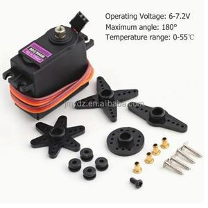 Mini Servomotor MG995 de 13 kg / MG996R de 11 kg, Engranaje de Dirección Metálico de 55 g, para Robot Bípedo/Manipulador/Auto a Control Remoto - Product Image 3