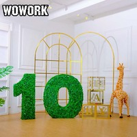 Wowrk – vente en gros, fournitures pour événements de mariage, grande pelouse géante, 4 pieds, herbe, lettres d'amour, numéros d'alphabet pour la décoration de mariage