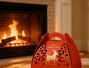 Caja de Regalo Portátil de Cartón con Estampado en Dorado y Diseño Calado - Embalaje de Lujo Certificado por FSC ISO9001 y SMETA de Vietnam, Tamaño Personalizado - Product Image 6