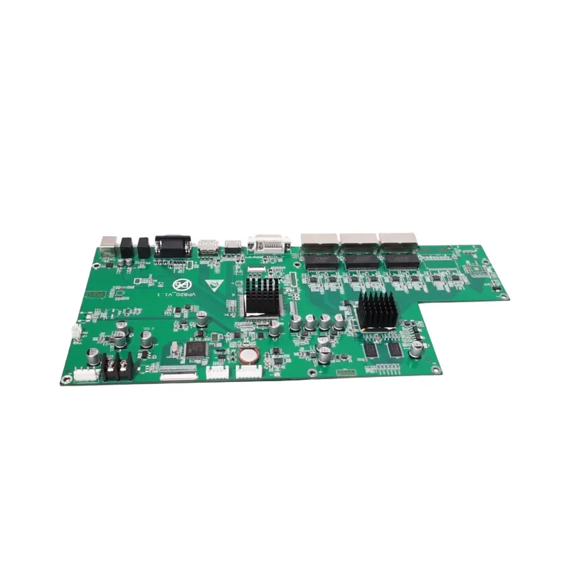 OEM Papan Sirkuit Elektronik PCB SMT Tampilan Digital LED Layar TV Motherboard PCB Papan Pembuatan