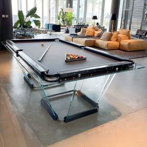 Unique Style Billiards Glass Solid Wood Slate <strong>Tabletop</strong> Full Size 9 Ball <strong>Pool</strong> <strong>Table</strong> Luxurious Design Custom Durable Eco-Friendly - Product Image 3