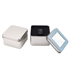 Các Nhà Sản Xuất Tùy Chỉnh Vuông Container Lưu Trữ Thực Phẩm Biscuit Tin Có Thể Xem Hộp Kim Loại Bao Bì Hộp Thiếc - Product Image 6