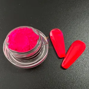 Fluorescent UV Pigment Flame Red Resin Neon Powder Organic Fluorescent Coatings Pigments