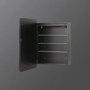 Single Door Bathroom Cabinet Touch Switch Medicine Cabinet LED Mirror Cabinet