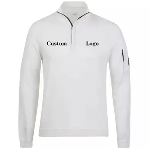 Oti Textile Custom Premium Golf Apparel Men 1/4 Zipper Sports Performance Fishing Quarter Zips Shirts Clothing