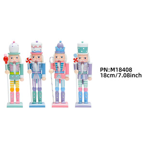 Décoration de Noël transfrontalière en forme de <span class=keywords><strong>casse</strong></span>-<span class=keywords><strong>noisette</strong></span>, cadeau d'ambiance de Noël, pendentif pour sapin de Noël, décoration de maison style macaron - Product Image 5
