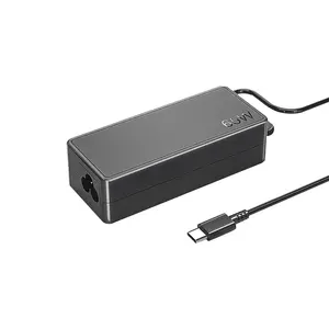 Adaptador AC preto 12V Adaptador de Alimentação 2A Universal Desktop C6 Feminino 60W Adaptador de Alimentação com Fio Tipo C