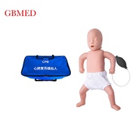Mannequin de formation en réanimation cardiares pulmonaires (RCP) pour nourrissons, configuration complète de base pour les premiers secours d'urgence et la formation en soins infirmiers