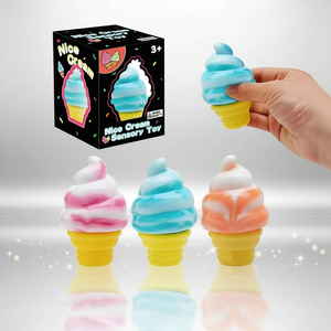 Juguete Sensorial Personalizable de Gelatina de Helado, Juguete Antiestrés Suave de TPR, Squishies, Juguete para Apretar, Alivia el Estrés - Product Image 3