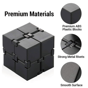 Juguete Antiestrés Portátil Personalizado de ABS para Escritorio, Cubo Infinito, Juguete para Aliviar la Ansiedad y Pasar el Tiempo - Product Image 4