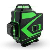 Niveau laser rotatif à 360 degrés Green Beam pour travaux lourds sur les chantiers de construction, nivellement des sols et installation de plafonds