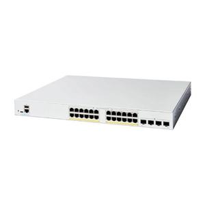C1300-24FP-4X Quản Lý Lớp 2/3 chuyển đổi 375W PoE Ngân Sách Bảo mật nâng cao cho mạng khách VoIP - Product Image 1