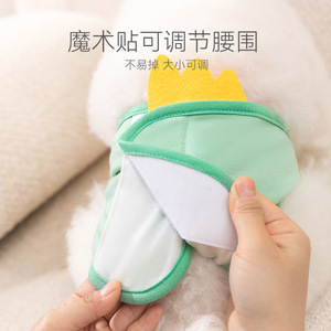 National Pet <b>Dog</b> Physiological Pants Green Dinosaur Fall Anti Harassment Menstrual Pants <b>Clothes</b> - Product Image 4