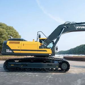 Excavatrice sur chenilles Hyundai HX305L d'occasion, 31 tonnes, moteur Cummins B7 d'origine, godet de 1,63 m³, pelleuse robuste - Product Image 2