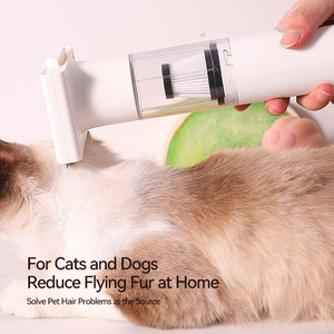 فرشاة تنظيف للحيوانات الأليفة 5 في 1، مشط تنظيف للسيارة، فرشاة محمولة بأسنان من الفولاذ المقاوم للصدأ، جهاز إزالة الشعر وتدليك - Product Image 3