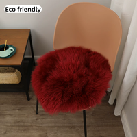 Coussin de luxe en laine naturelle véritable pour chaises de maison modernes