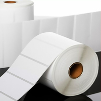 Rouleau personnalisé blanc vierge cuisine Direct thermique eau soluble étiquettes alimentaires pour pot