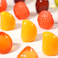 Snoepgoed groothandel OEM/ODM op maat privélabel 3D afpelbare gummy snoepjes 50% echt fruitsap zachte snoepjes
