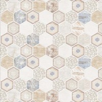 NWaterproof Self-Adhesive Modern PVC Wall Tiles Turquoise White Brick Pattern Vinyl Splash Board Peel Stick Heat Resistant