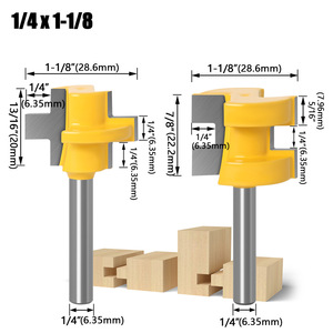 Đa Chức Năng Ghép Cutter T-Khe Cắm Vuông Răng 3-Răng CNC Router Bit - Product Image 3