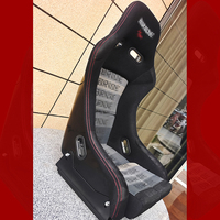 Siège de simulateur de course sportif en velours tricolore BR12-Black2 inclinable pour Drag, Circuit, Drift et autres marques, origine Zhejiang
