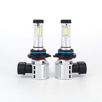 Ampoule de phare LED pour voiture 6000LM 25W E4P 9005 HB3 9006 HB4 H8, 3000K 4300K 6500K 8000K 10000K, couleur changeante, pour feux de brouillard