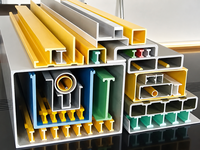 Profils pultrudés en PRF sur mesure à prix d'usine, sections composites GRP haute résistance pour l'agrandissement de cadres industriels