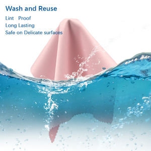 Nettoyant Écran Lunettes en Gros Personnalisé Logo Microfibre Lingettes Nettoyantes Optiques Chiffon pour Lentilles - Product Image 2